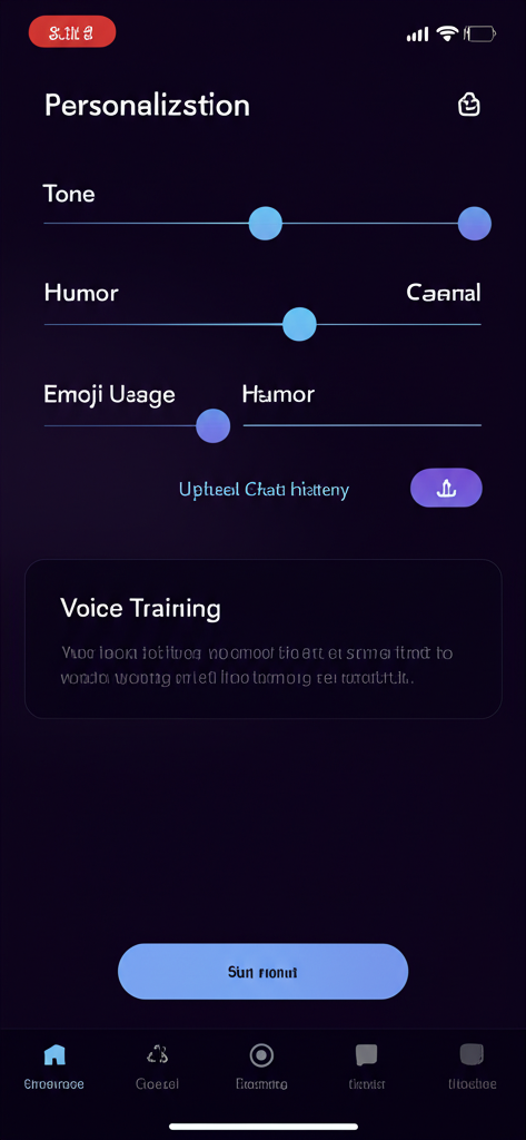 Echo App Interface